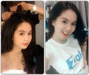 Ngọc Tring quảng cáo Zalo